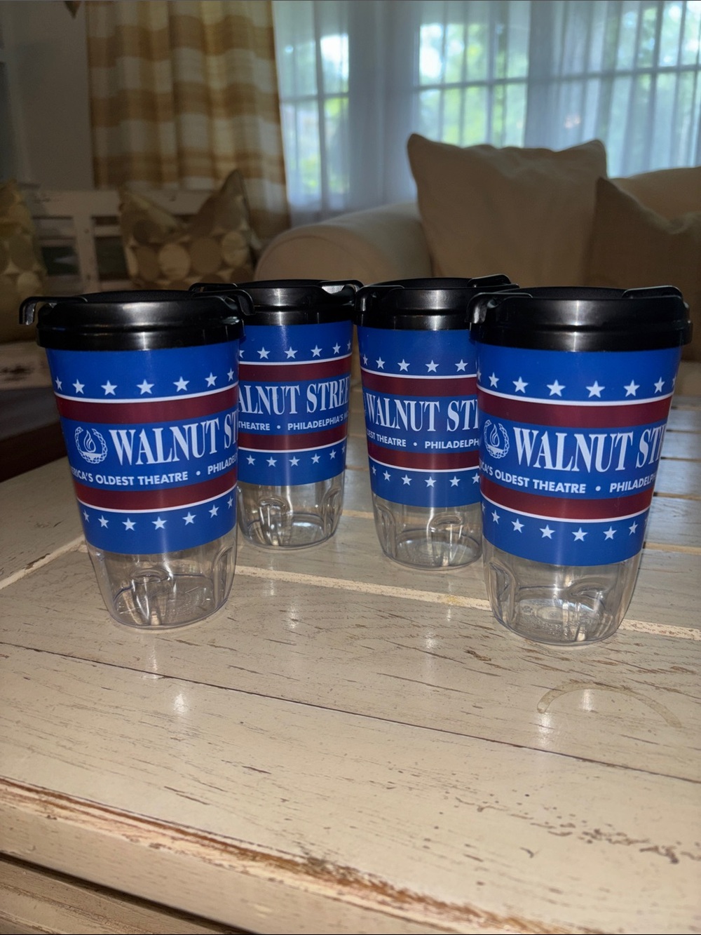 Walnut Street Theater Drink Glasses